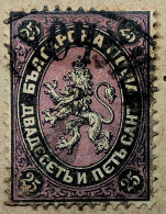 1879 Bulgarien Mi.3, 25c /o - Gebruikt