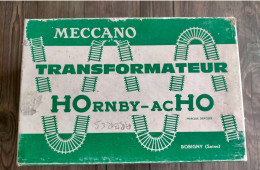 MECCANO Transformateur  220 VOLTS HORNBY HO TRANSFO 6451 FRANCE Boite D'origine 6461- TRANSFORMATEUR HORNBY-ACHO - Sonstige & Ohne Zuordnung