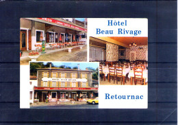 43. Retournac. Hôtel Beau Rivage. Carte Moderne - Retournac