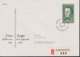 1964 Liechtenstein R-Brief, MI:LI 448, Yt:LI 393, Zum.LI 383,  Peter Kaiser - Lettres & Documents