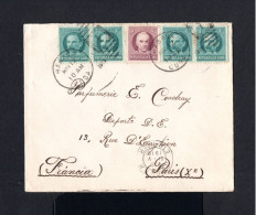 699-CUBA-OLD COVER LA HABANA To PARIS (france) 1919.WWI.Caribean ENVELOPPE Cuba - Briefe U. Dokumente