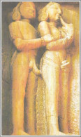 India Khajuraho Temples MONUMENTS - Erotic Figure From Duladeo TEMPLE 925-250 A.D Picture Post CARD New Per Scan - Etnicas