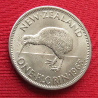 New Zealand 1 One Florin 1965 Nova Zelandia Nuova Zelanda Nouvelle Zelande #0 Wºº - New Zealand