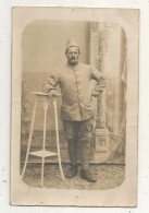 JC, Cp, Carte Photo, Militaria, Militaire à Theré , écrite - Personajes