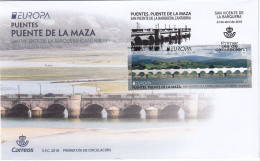 SPAIN.2018 EUROPA CEPT.CASTLES.FDC - 2018