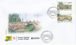 CYPRUSTURKEY.2018 EUROPA CEPT.CASTLES.FDC - 2018