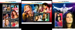 Sierra Leone 2023, Music, Lisa Marie Presley, 4val In BF+2BF - Elvis Presley