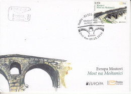 MONTENEGRO.2018 EUROPA CEPT.CASTLES.FDC - 2018