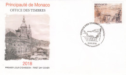 MONACO.2018 EUROPA CEPT.CASTLES.FDC - 2018