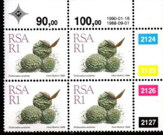 South Africa - 1990 Succulents R1 Control Block (1990.01.18) (**) - Blocs-feuillets