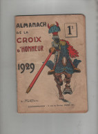 Almanach De La Croix D'Honneur 1929 Illustrateur Forton Un Duel Original - Französisch