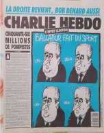 CHARLIE HEBDO 1993 N° 32  BALLADUR FAIT DU SPORT - Humour