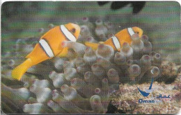 Oman - Chip - Yellow Tailed Anemonfish, Chip  CHT17, Matrix CN., 11.2003, 500.000ex, Used - Oman