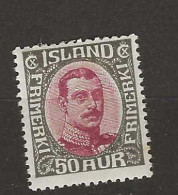 1920 MH Iceland, Mi 58 - Neufs