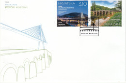 CROATIA.2018 EUROPA CEPT.CASTLES.FDC - 2018