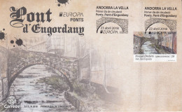 ANDORA SPAIN.2018 EUROPA CEPT.CASTLES.FDC - 2018