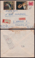 HUNGARY 1967 Registered COVER To Germany @D2006 - Covers & Documents