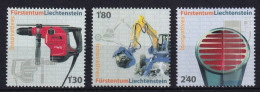 MiNr. 1454 - 1456 Liechtenstein 2007, 3. Sept. Technische Innovationen (II) - Postfrisch/**/MNH - Gebraucht