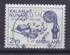 Greenland 1982 Mi. 139, 2.70 Kr Besiedlung Grönlands Bischofsitz In Gardar Und Krummstab Deluxe GODTHÅB Cancel - Gebruikt