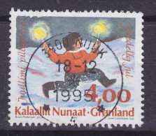 Greenland 1995 Mi. 279, 4.00 (Kr) Weihnachten Christmas Jul Noel Natale Navidad Deluxe NUUK Cancel !! - Gebraucht