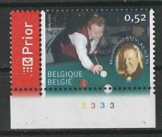 België OCB  3509 ** MNH Met Plaatnummer 3 - 2001-2010