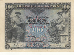 H0128 BILLETE ESPAÑA 100 PESETAS 1906 EBC - 100 Peseten