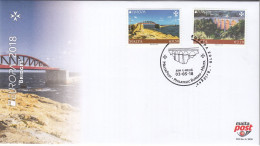 MALTA.2018 EUROPA CEPT.CASTLES.FDC - 2018