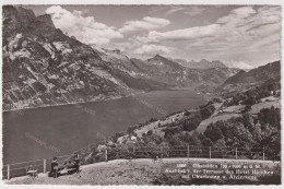 HOTEL HIRSCHEN Obstalden Uber Der WALENSEE 700m-1000m  N°1600 Edit. Schönwetter  Circa 1950 +/- 9x14cm #260673 - Obstalden