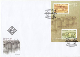 BULGARIA.2018 EUROPA CEPT.CASTLES.FDC - 2018