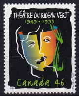 MiNr. 1742 Kanada (Dominion) 1999, 17. Febr. 50 Jahre Théâtre Du Rideau Vert, Quebec - Postfrisch/**/MNH - Ungebraucht