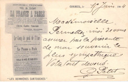 Publicité - La France A Parlé - Illustration De Journal - Les Dernières Cartouches - Carte Postale Ancienne - Advertising