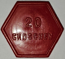 GREAT BRITAIN- 20 GROSCHEN, BRITISH ARMED FORCES, NAAFI TOKEN FOR AUSTRIA- RARE!! - Monetary/Of Necessity