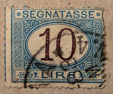 1870 Italien Mi.P 14, 10L /o - Segnatasse