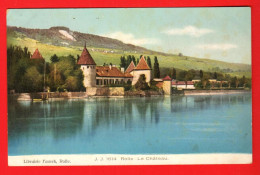 ZVO-17  Rolle, Le Château  Bougy-Villars Et Signal De Bougy. Circulé 1908 Vers La France.  - Bougy-Villars