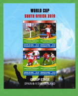 DPT1275- GRANADINAS De S. VICENTE 2010- MNH (FUTEBOL) ** Ver Nota - 2010 – Sud Africa