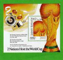 DPT1281- SERRA LEOA 2002- MNH (FUTEBOL) - 2002 – Corea Del Sud / Giappone