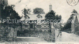 LADY NITHSDALE COTTAGE OLD B/W POSTCARD WALES BY E. JONES STATIONER WELSHPOOL - Montgomeryshire