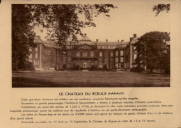 LE ROEULX " Château Du ROEULX " - Le Roeulx