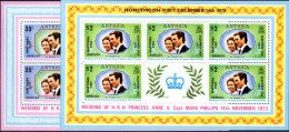 Barbuda 1973 Honeymoon Visit Sheetlet Unmounted Mint. - Barbuda (...-1981)