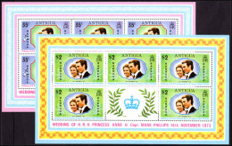 Barbuda 1973 Royal Wedding Souvenir Sheet Unmounted Mint. - Barbuda (...-1981)