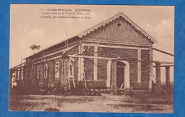 CPA - CONGO Français - Kindamba - Construction Chapelle Paroissiale - Catéchisme - Missionnaire Christianisme Religion - Congo Français