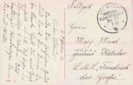 GERMANY 1916  Feldpost Marine Schiffspost No 79 - Feldpost (Portofreiheit)