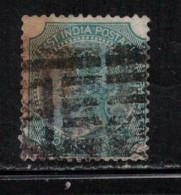 INDIA Scott # 26b Used - QV - Hinge Remnant & Stain - 1854 Compañia Británica De Las Indias