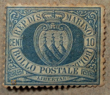 1877 San Marino Mi.2, 10c /+ - Ongebruikt