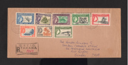 13312-GILBERT & ELLICE ISLANDS-REGISTERED COVER TARAWA.1961.British Colonies.Brief.Enveloppe RECOMMANDE - Gilbert- Und Ellice-Inseln (...-1979)