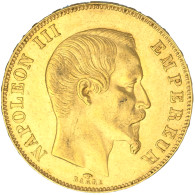 Second-Empire-50 Francs Napoléon III, Tête Nue 1857 Paris - 50 Francs (gold)