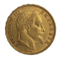 50 Francs Napoléon III, Tête Laurée 1862 Strasbourg - 50 Francs (goud)