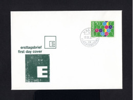 16059-LIECHTENSTEIN-FIRST DAY COVER VADUZ.1960.FDC.ENVELOPPE PREMIER JOUR.Switzerland. ERSTTAGSBRIEF. - Cartas & Documentos