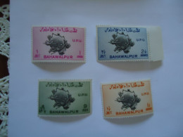 BAHAWALPUR MNH SET 4  STAMPS UPU  UNION POSTAL - Bahawalpur