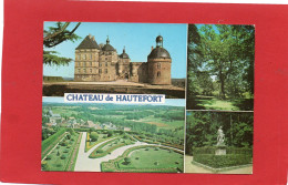 24---CHATEAU De HAUTEFORT--multi-vues---voir 2 Scans - Hautefort